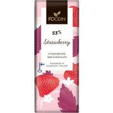 Foodin Strawberry 40 g raakasuklaa