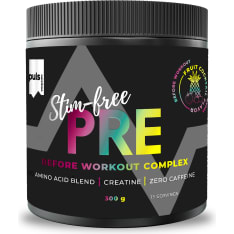 PULS Stim-free Pre Workout Fruit Cocktail 300g Training Charger