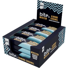 PULS Nutrition Bite+ Almond caramel protein bar 12x50g