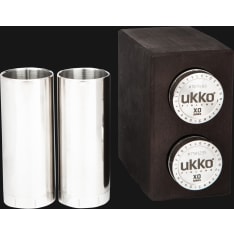 Ukko Finland Schnapps 2 XO schnapps glasses
