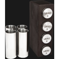 Ukko Finland Schnapps 4 XO schnapps glasses