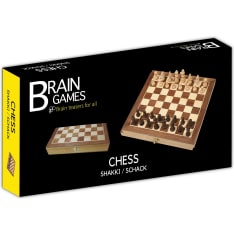 Brain Games Shakki 28 x 28 cm puulaatikossa
