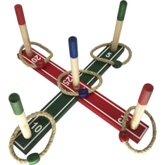 Toyrock wooden ring toss game