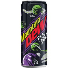 Mountain Dew Pitch Black soft drink 0,33l