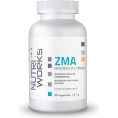Nutri Works ZMA 90 vegetarian capsules nutritional supplement