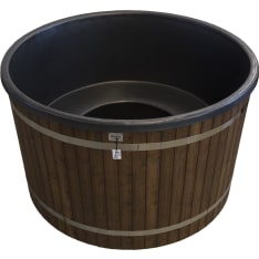 Pw-Spa Classic 30 kW with fireplace black/granite hot tub