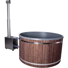 Pw-Spa Freetime, 30 kW with fireplace black/black granite hot tub