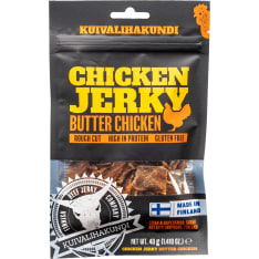 Kuivalihakundi Chicken Jerky Butter Chicken 40g kuivaliha