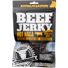 Kuivalihakundi Beef Jerky Hot Naga 120g kuivaliha