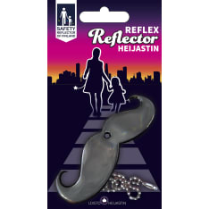Mustache black shine reflector