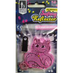 Safety Reflector reflector so bright! cat pink