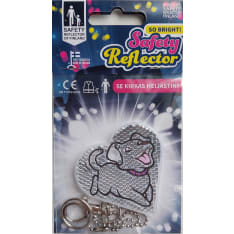 Safety Reflector reflector so bright! heart dog