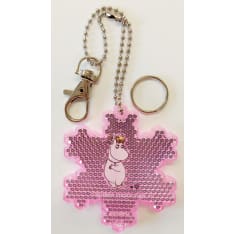 Muumi Reflector moomin snorkmaiden snowflake pink