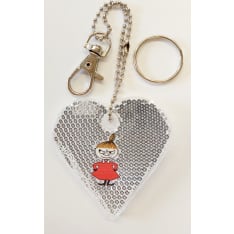 Muumi Reflector moomin little my heart clear