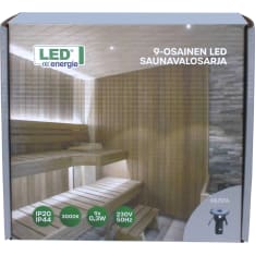 Led Energie 9-os saunavalosarja (teflon)