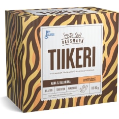 Dagsmark Tiikeri 8 x 80 g kana-kalkkuna hyytelössä kissan märkäruoka