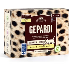 Dagsmark Gepardi kanaa ja hyönteistä 8 x 70 g patee kissanpennuille täysravinto
