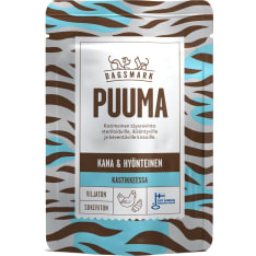 Dagsmark Puuma 80 g kana-hyönteinen täysravinto kastikkeessa leikatulle kissalle