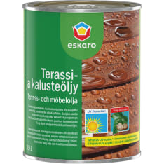 Eskaro tummanruskea terassi- ja kalusteöljy