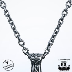 Northern Viking Jewelry 3,5mm hopeaketju riipuksille
