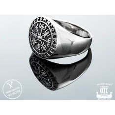 Northern Viking Jewelry Vegvisir sormus