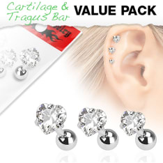 SJ heart cartilage jewelry package