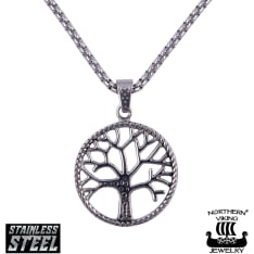 Northern Viking Jewelry Solid Tree Of Life riipus