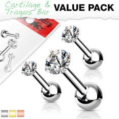 SJ prong cartilage jewelry package