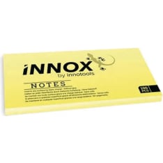 Innox sähköstaattiset viestilaput 20 x 10cm keltainen, 100 lappua