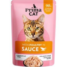 PrimaCat Classic 85 g siipikarjaa kastikkeessa