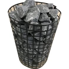 Warm stone basket