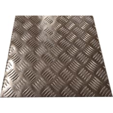 Warma 357 x 1250 mm kick plate aluminum sheet