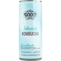 The Good Guys Inkivääri Sokeriton 0,33l kombucha