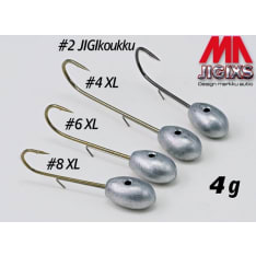 MA Jigixs 4 g koko 8 3 kpl jigipää