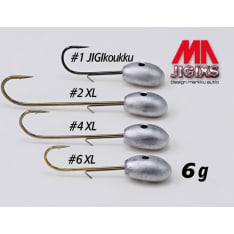 MA Jigixs 6 g koko 4 2 kpl jigipää