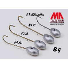 MA Jigixs 8 g koko 1 2 kpl jigipää