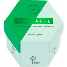 Luonkos Powerful tuoksuton jauhedeodorantti 50g