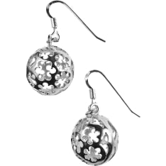 Sirokoru Meadow flower ball earrings