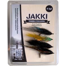 Jakki Taimen Streamer 4 pc fly assortment