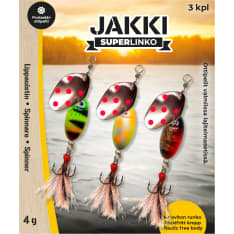 Jakki Superlinko 4G 3kpl lippalajitelma
