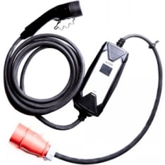 eLOAD 3X16A 11Kw Type2 electric car charger with 5 m cable
