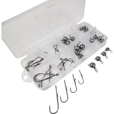 Jasu 20 pcs quick jig head assortment