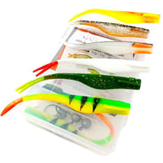 Jasu Tiera 14 cm 12 kpl kalajigilajitelma + jigipäät