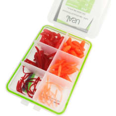 Jasu 90 pcs artificial bait assortment + box