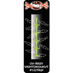 Nami Lures UV-Ärsy kolmihaarakoukku