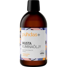 Puhdas+ mustakuminaöljy