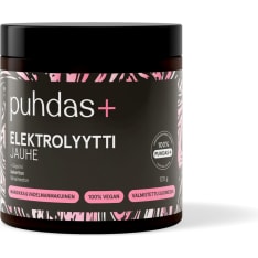 Puhdas+ Elektrolyyttijauhe Mansikka-Vadelma 120 g