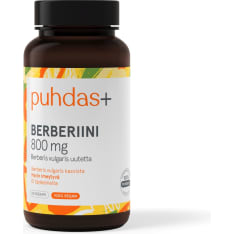 Pure+ Berberine 800 mg 60 vegekaps food supplement