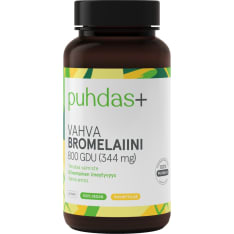 Puhdas+ Bromelaiini 60 kaps ravintolisä
