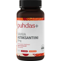 Puhdas+ Vahva Astaksantiini 8 mg 30 kaps ravintolisä